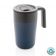 Cana din inox cu maner si capac din plastic reciclat, 480ml