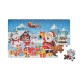 Puzzle de Craciun din lemn, 60 piese