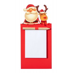 Blocnotes magnetic Merry Christmas, cu notes si creion