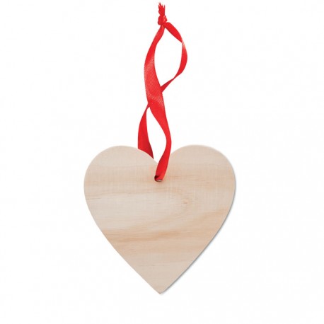 Decorațiune din lemn în formă de inimă Heartie