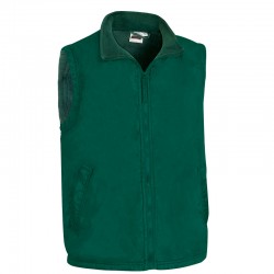 Vesta cu fleece brodata Malani verde