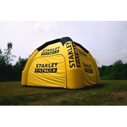 Cort gonflabil personalizat 5x5m client Stanley Fatmax