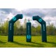 Poarta gonflabila personalizata 3-in-1 Air Arch Unghiulara 6x3.5 m