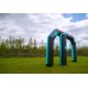 Poarta gonflabila personalizata 3-in-1 Air Arch Unghiulara 6x3.5 m