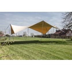 Cort african ieftin EasyStretch 8.5 x 8.5 m pentru evenimente mici