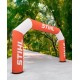 Poarta gonflabila personalizata poligon, fara compresor, 6x3.5m (Ø67cm)