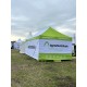 Cort pliabil personalizat Premium Pro 4x8m - 5 ANI GARANTIE - client AgroZootehnie