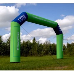 Poarta gonflabila personalizata poligon, fara compresor, 8x4.5m (Ø86cm)