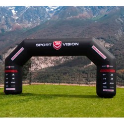 Poarta gonflabila poligon personalizata 11.4x5.7m, cu compresor
