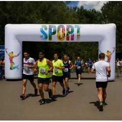 Poarta gonflabila patrata personalizata 11.4x5.7m, cu compresor