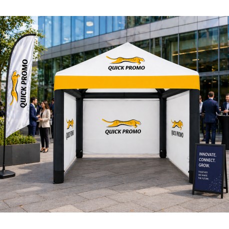 Cort gonflabil personalizat Air Square 3x3m