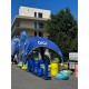 Cort gonflabil personalizat Square 5x5m