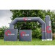 Birou gonflabil curbat - mobilier gonflabil personalizat