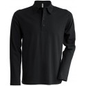 Tricou polo bărbați mânecă lungă Kariban