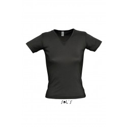 Tricou damă guler V Sols
