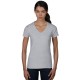 Tricou damă guler V Anvil Fashion Basic