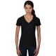 Tricou damă guler V Anvil Fashion Basic