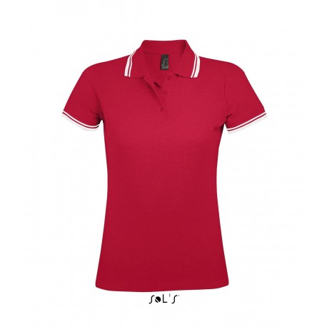 Tricou polo damă Sols Pasadena Pique