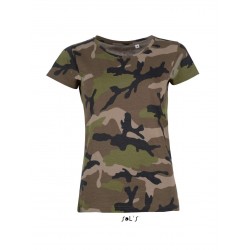 Tricou damă camuflaj Sols Camo