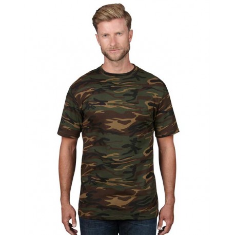Tricou unisex Anvil Midweight Camouflage