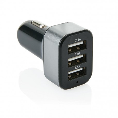 Încărcător auto 3.1A cu 3 porturi USB