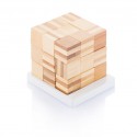Joc logic cu cuburi din bambus
