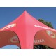 Cort plaja evenimente personalizat tip stea TEPEE Single Pole