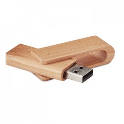 Stick USB 16 GB din lemn bambus personalizat