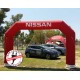 Poarta gonflabila personalizata Nissan