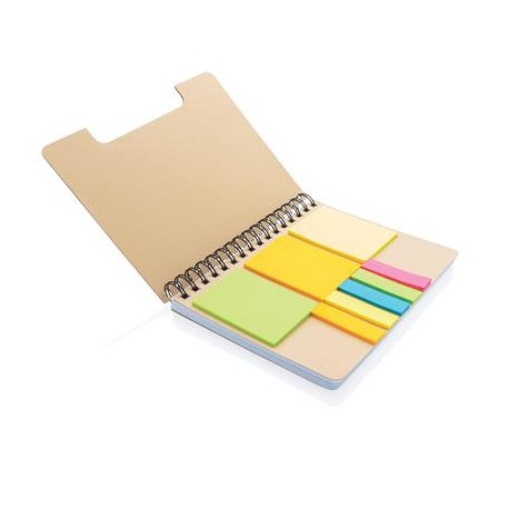 Notebook A5 din hartie kraft cu sticky notes