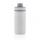 Bidon sport tip termos din inox Ermos 550 ml alb gri