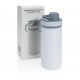 Bidon sport tip termos din inox Ermos 550 ml alb gri