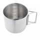 Cana inox gradata cu maner pliabil 450ml