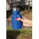 Sticla sport pliabila din silicon 550ml