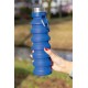 Sticla sport pliabila din silicon 550ml