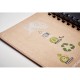 Carnetel reciclabil cu samanta de pin Give Back a Tree certificat FSC