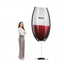 Steag personalizat tip pahar de vin, 3.10m