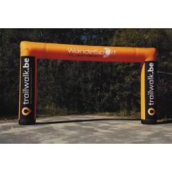 Poarta gonflabila personalizata patrata, fara compresor, 8x4.5m (Ø86cm)