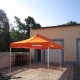 Cort pliabil profesional 3x6 m stil Master Tent personalizat client Wood Mizer