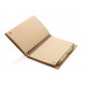 Notebook cu pix si coperta din pluta
