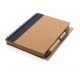 Notebook cu pix si coperta din pluta