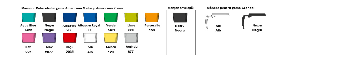 Mansoane pahare personalizate Americano