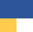 Light Royal Blue/Yellow/White