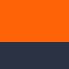 Orange/Navy