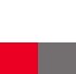 White/Sporty Red/Storm Grey